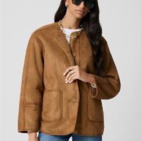 J. Crew Jackets & Blazers - J. Crew Women's Reversible Sherpa and Faux Suede Jacket